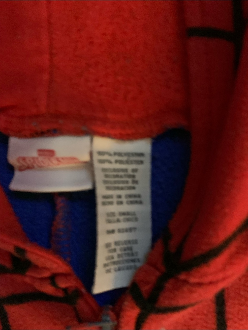 Spider-Man ONSIE with Bonus Mask PJS costume - Picture 4 of 6
